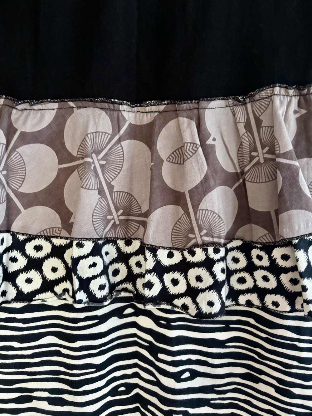 Savage Culture Multicolor Black, Yellow & Teal Printed Dress Size S - Picture 7 of 10